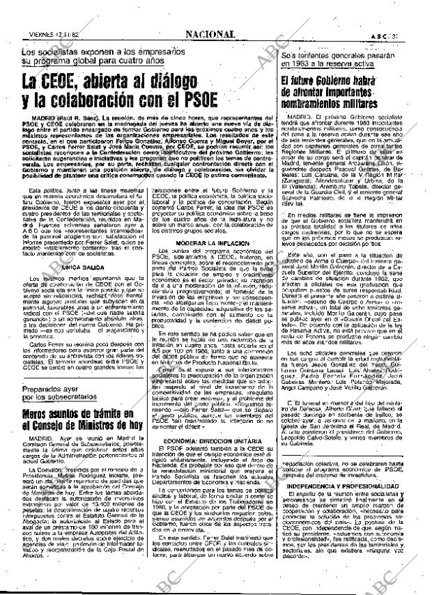 ABC MADRID 12-11-1982 página 31