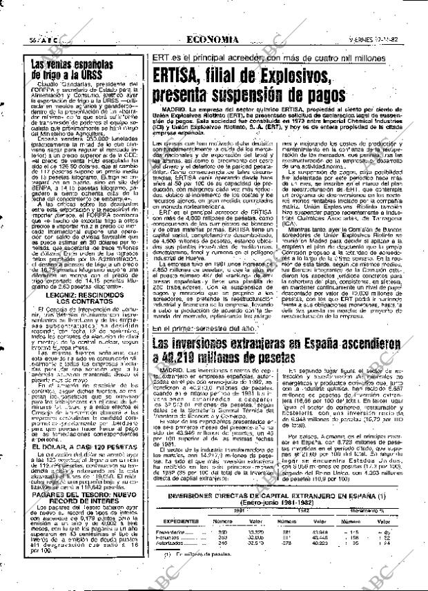 ABC MADRID 12-11-1982 página 56
