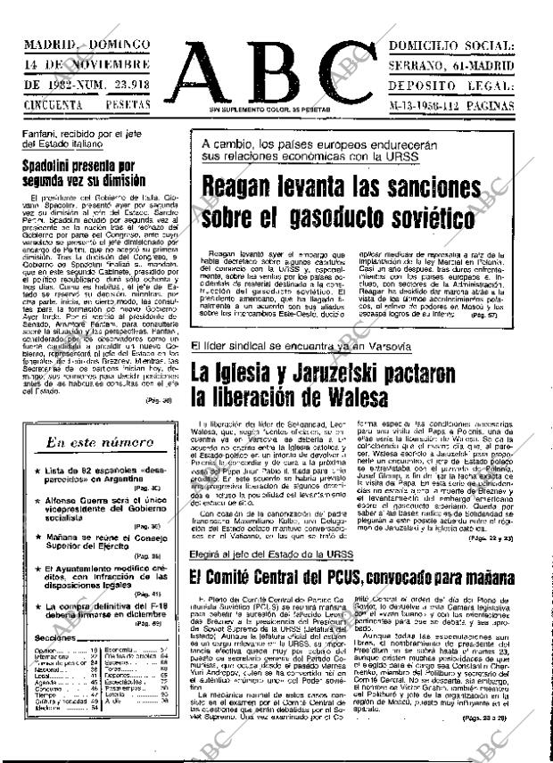 ABC MADRID 14-11-1982 página 17