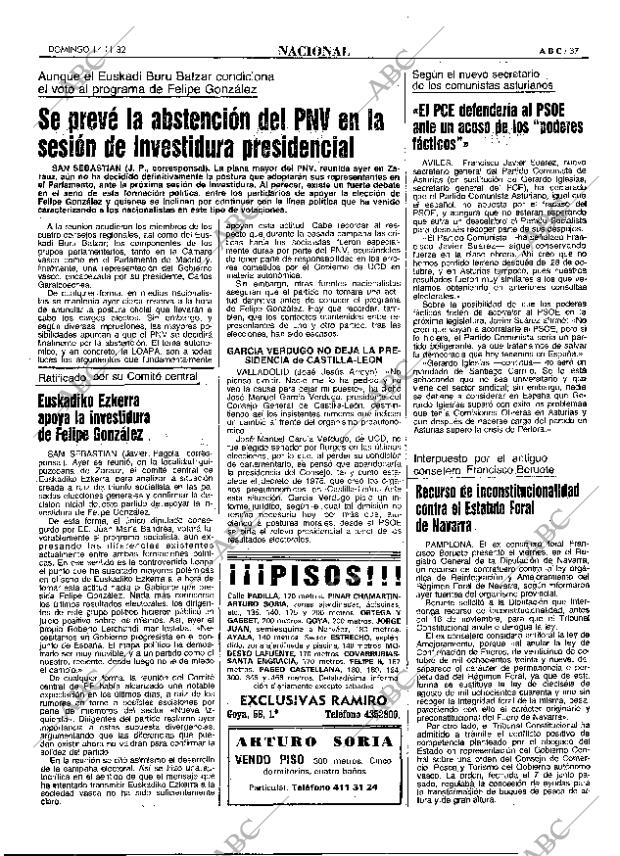 ABC MADRID 14-11-1982 página 37