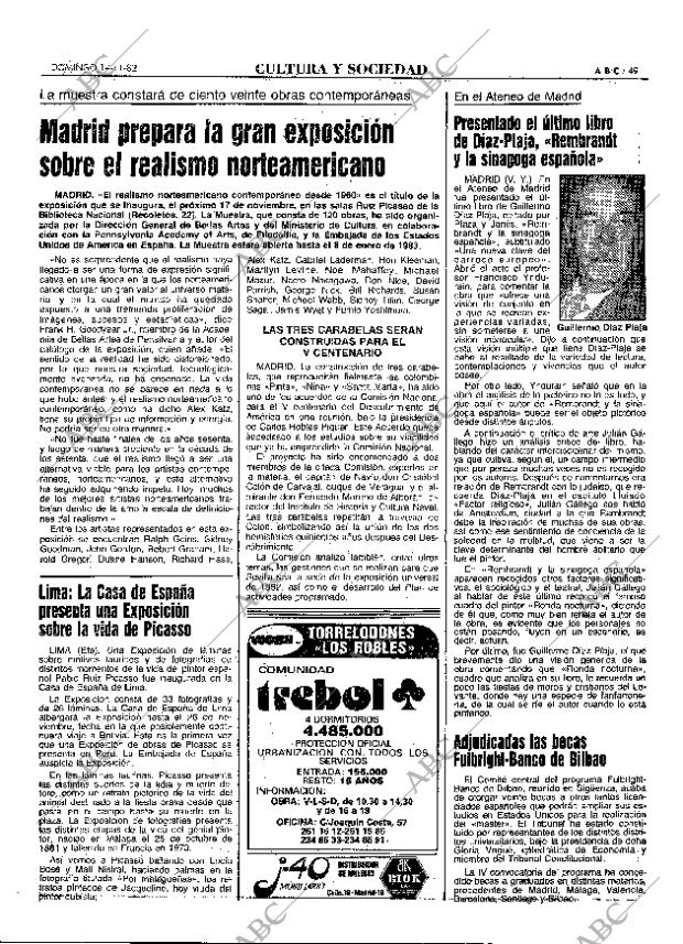 ABC MADRID 14-11-1982 página 49