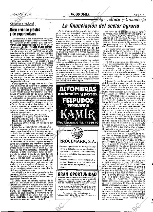 ABC MADRID 14-11-1982 página 63