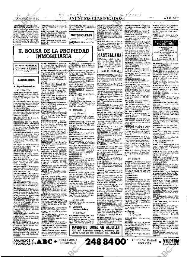 ABC MADRID 14-11-1982 página 83