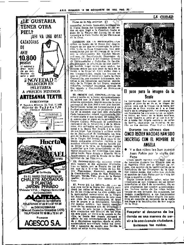 ABC SEVILLA 14-11-1982 página 38
