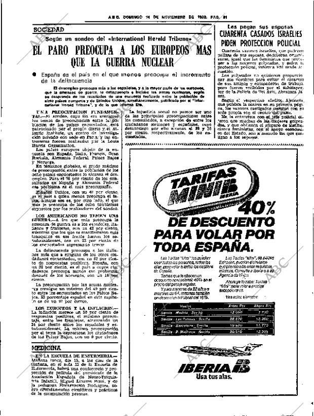 ABC SEVILLA 14-11-1982 página 67