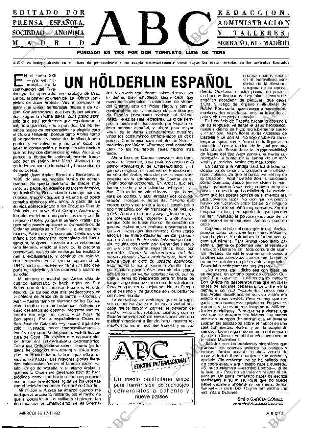 ABC MADRID 17-11-1982 página 3