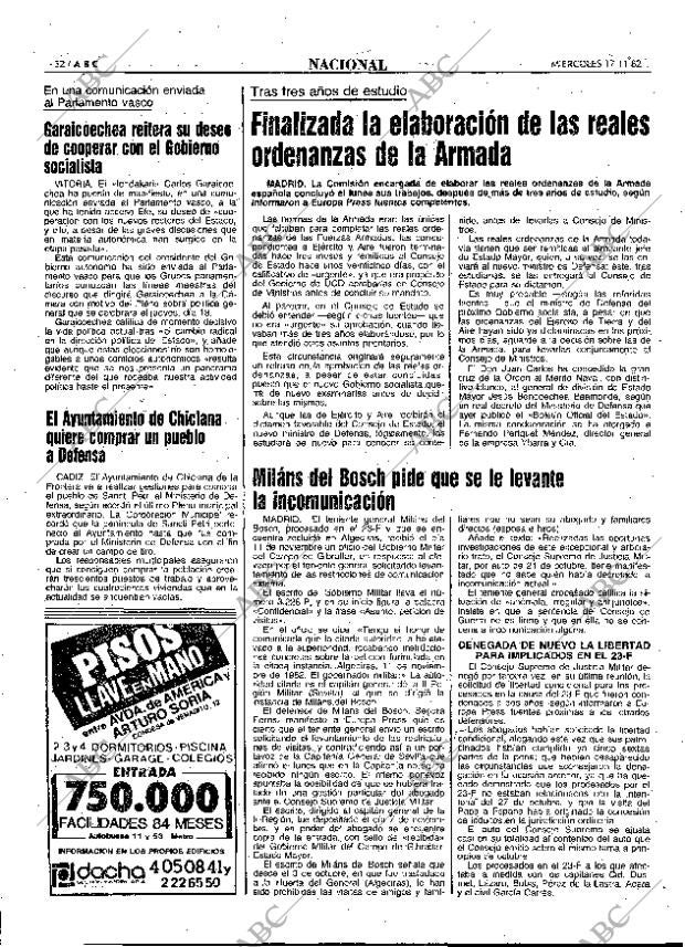 ABC MADRID 17-11-1982 página 32