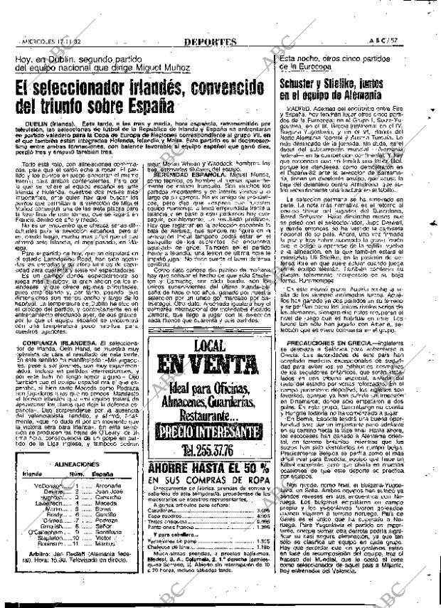 ABC MADRID 17-11-1982 página 57