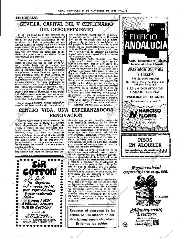 ABC SEVILLA 17-11-1982 página 15