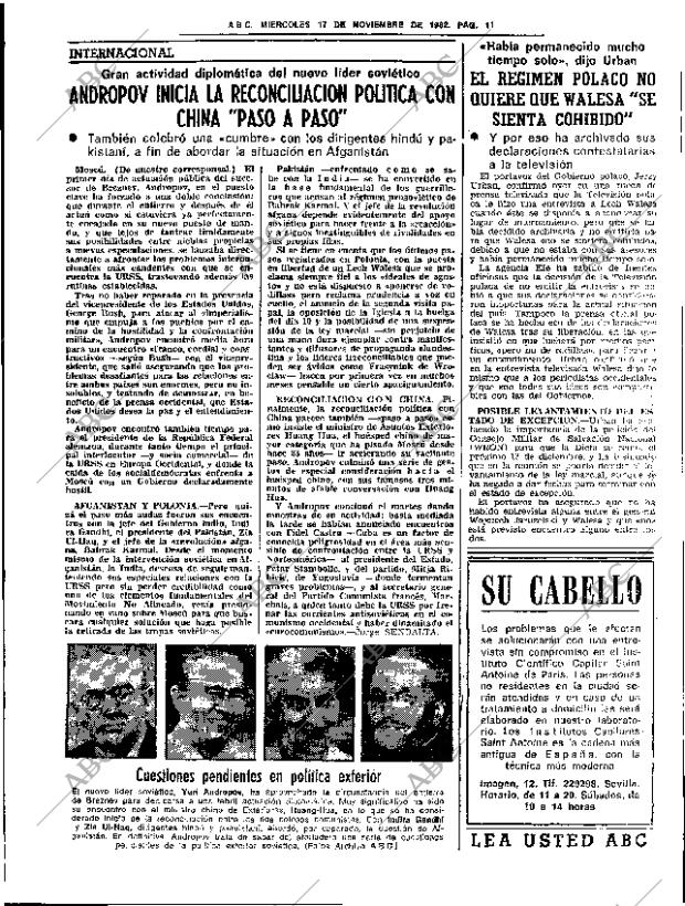 ABC SEVILLA 17-11-1982 página 23