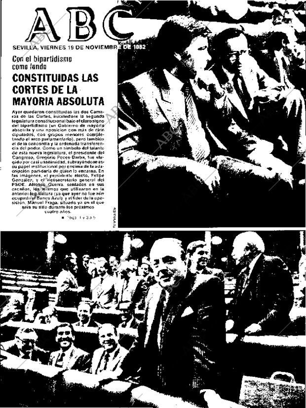 ABC SEVILLA 19-11-1982 página 1