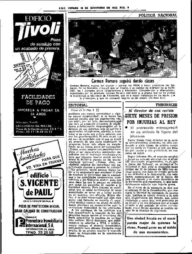 ABC SEVILLA 19-11-1982 página 22
