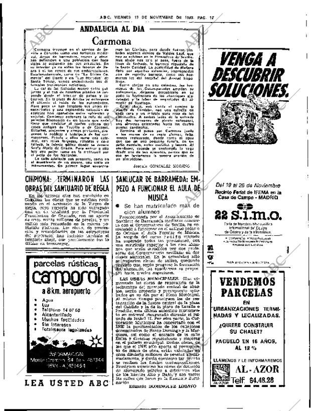 ABC SEVILLA 19-11-1982 página 31