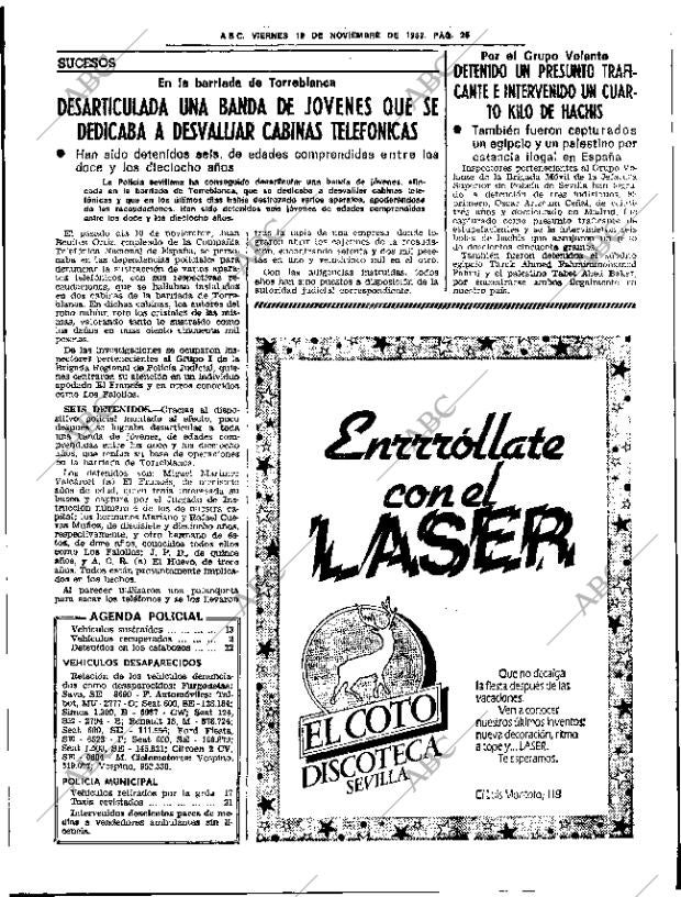 ABC SEVILLA 19-11-1982 página 39