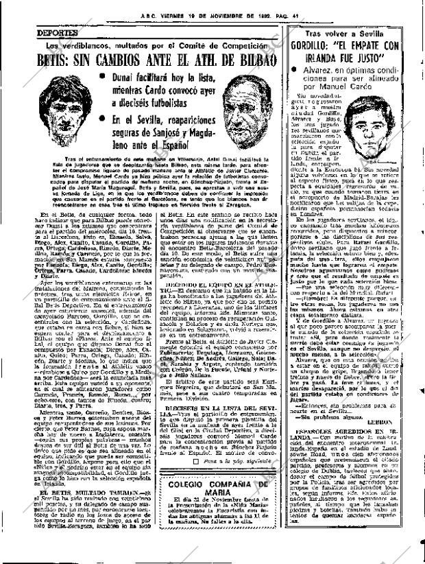 ABC SEVILLA 19-11-1982 página 55