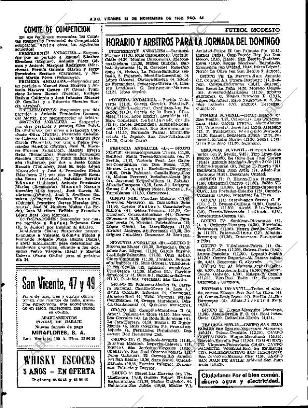 ABC SEVILLA 19-11-1982 página 58