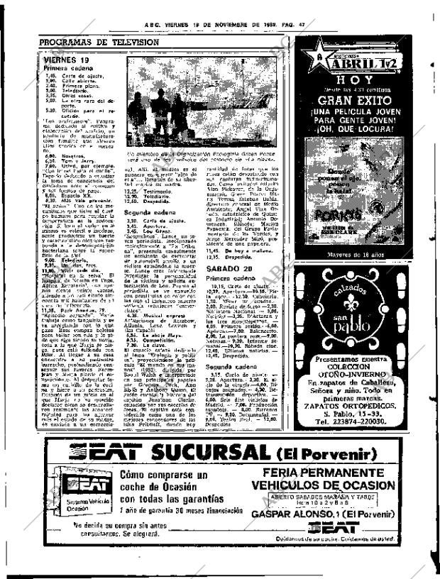 ABC SEVILLA 19-11-1982 página 61