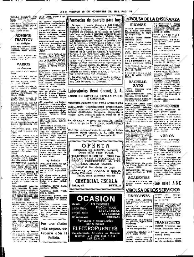 ABC SEVILLA 19-11-1982 página 70