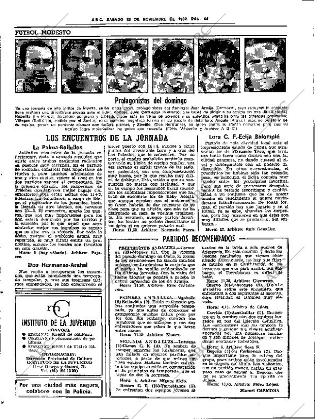 ABC SEVILLA 20-11-1982 página 56