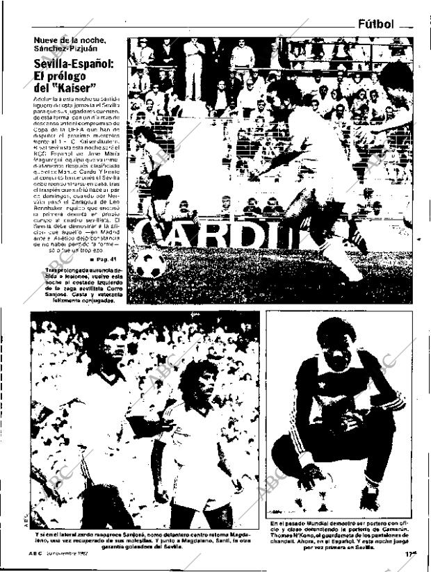 ABC SEVILLA 20-11-1982 página 81