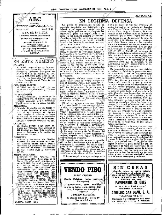 ABC SEVILLA 21-11-1982 página 18
