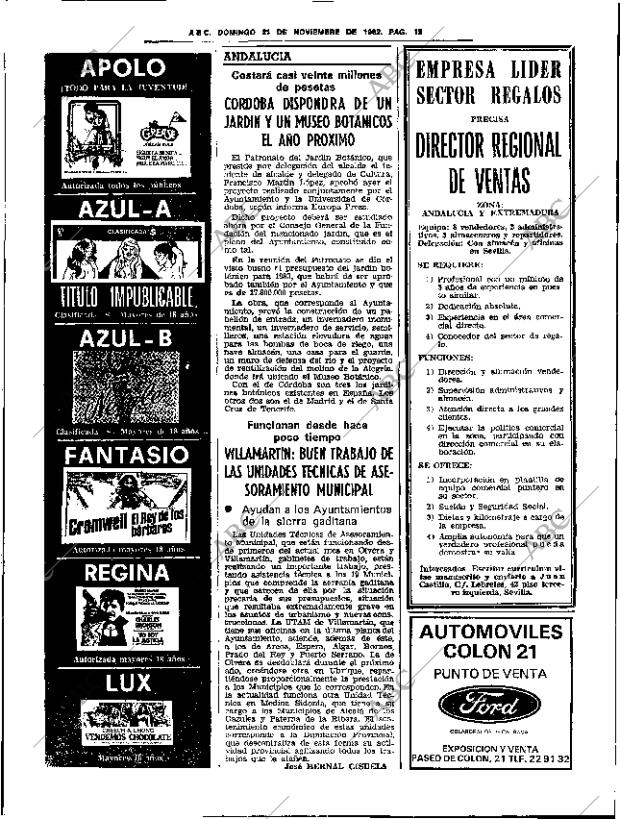 ABC SEVILLA 21-11-1982 página 28