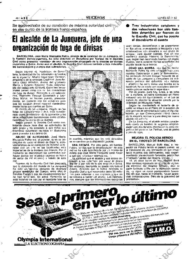 ABC MADRID 22-11-1982 página 58