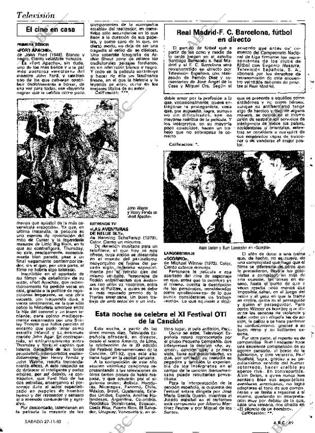 ABC MADRID 27-11-1982 página 101