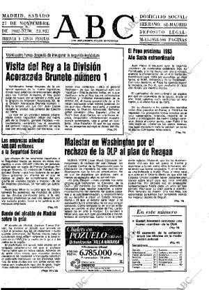 ABC MADRID 27-11-1982 página 13