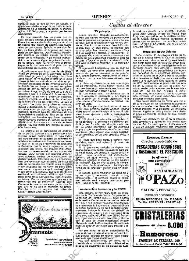 ABC MADRID 27-11-1982 página 16