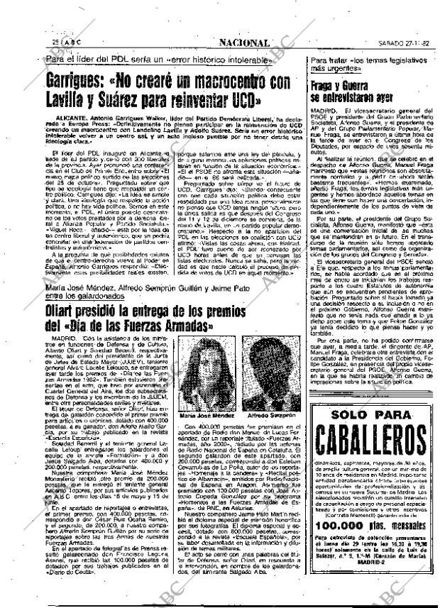 ABC MADRID 27-11-1982 página 28