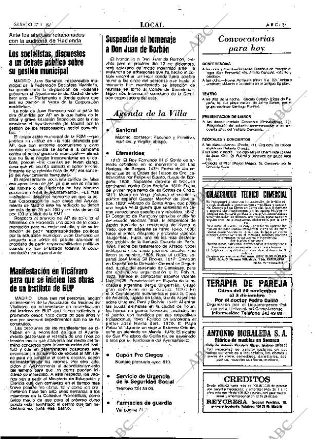 ABC MADRID 27-11-1982 página 37