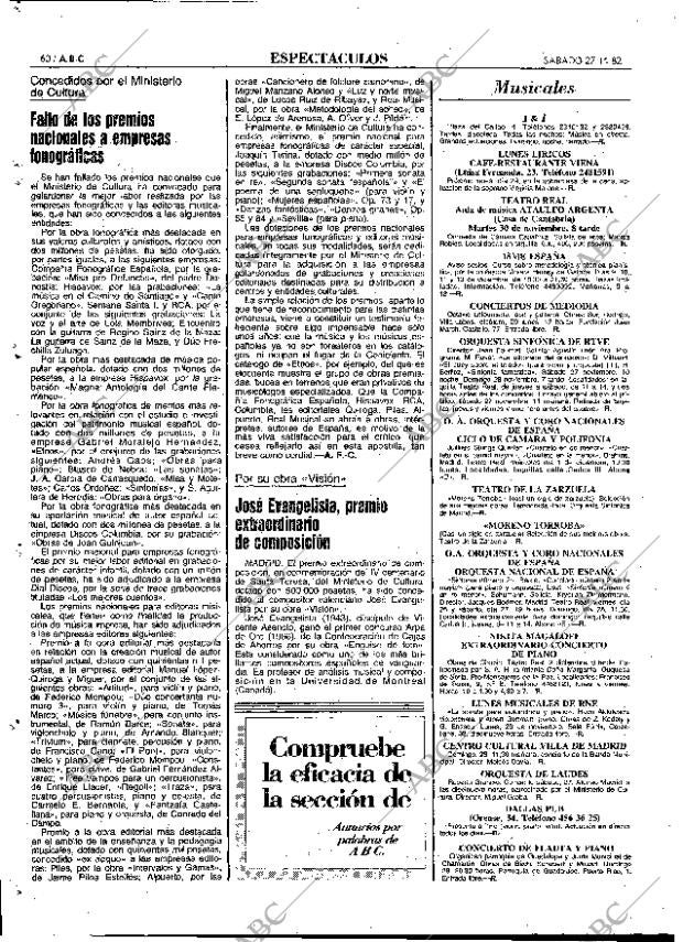 ABC MADRID 27-11-1982 página 72