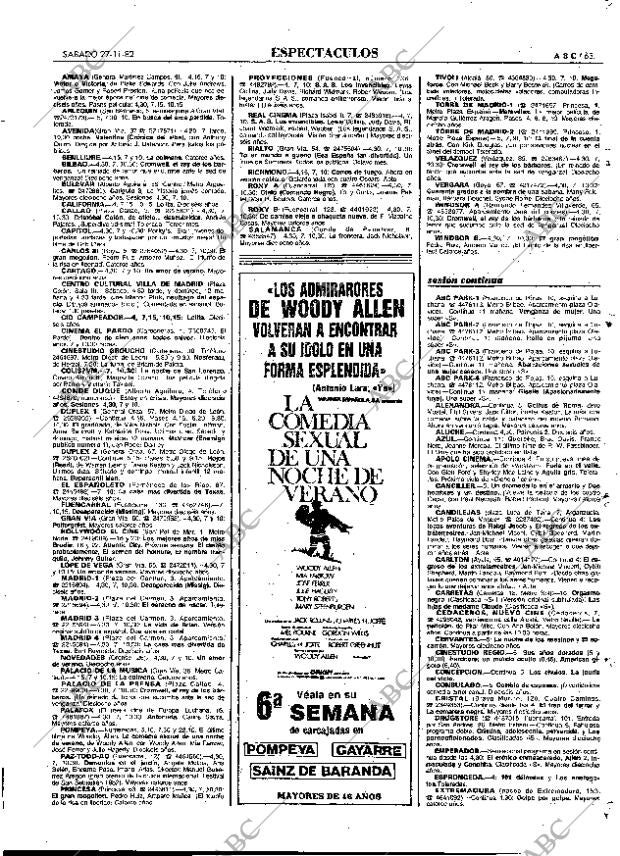ABC MADRID 27-11-1982 página 75