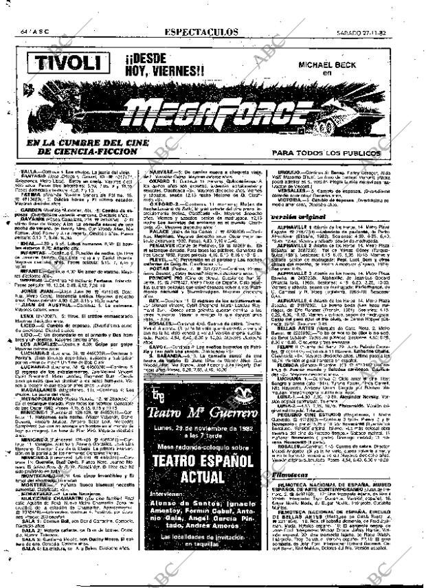 ABC MADRID 27-11-1982 página 76