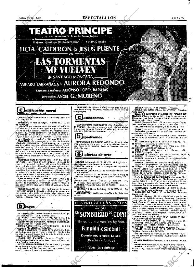 ABC MADRID 27-11-1982 página 77
