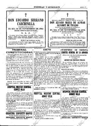 ABC MADRID 27-11-1982 página 89