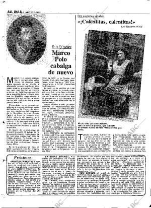 ABC MADRID 27-11-1982 página 92