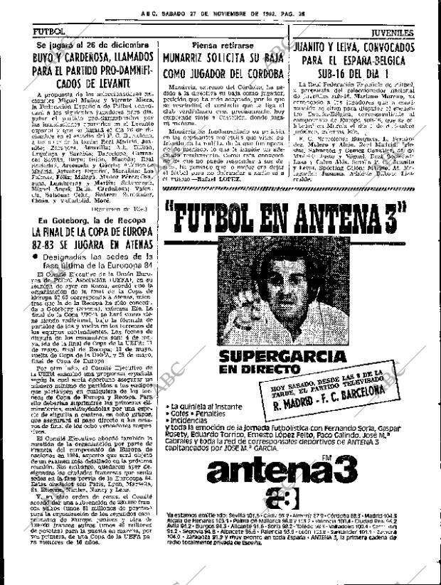 ABC SEVILLA 27-11-1982 página 49