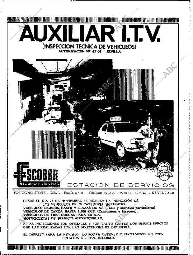 ABC SEVILLA 27-11-1982 página 74