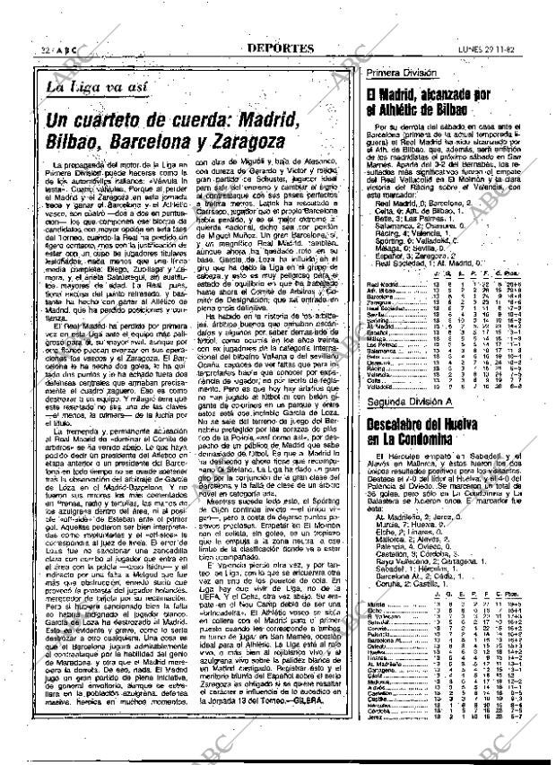 ABC MADRID 29-11-1982 página 32