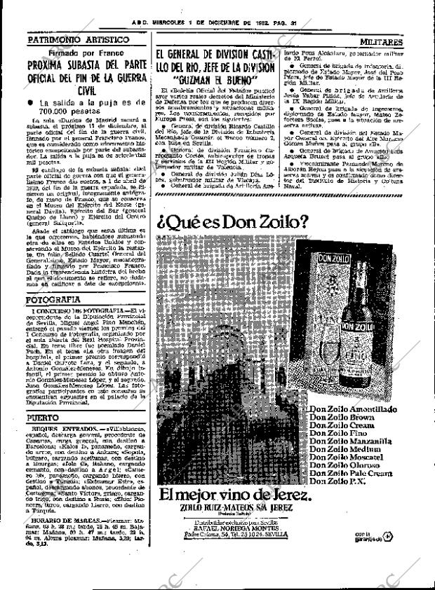 ABC SEVILLA 01-12-1982 página 43