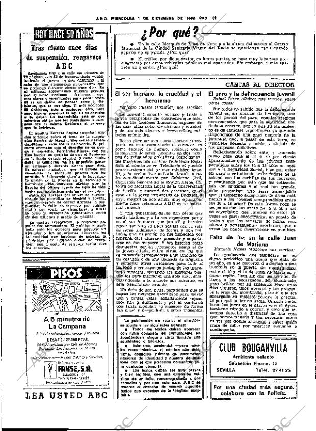 ABC SEVILLA 01-12-1982 página 44