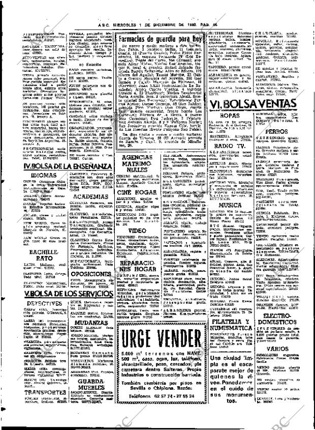 ABC SEVILLA 01-12-1982 página 68