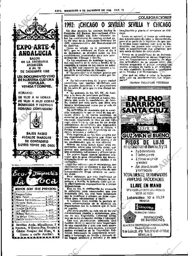 ABC SEVILLA 08-12-1982 página 26