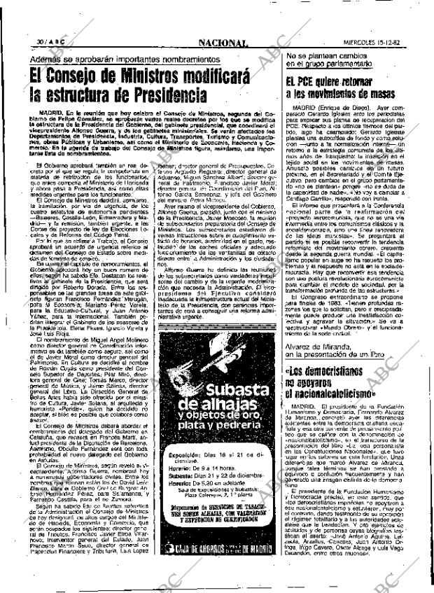 ABC MADRID 15-12-1982 página 30