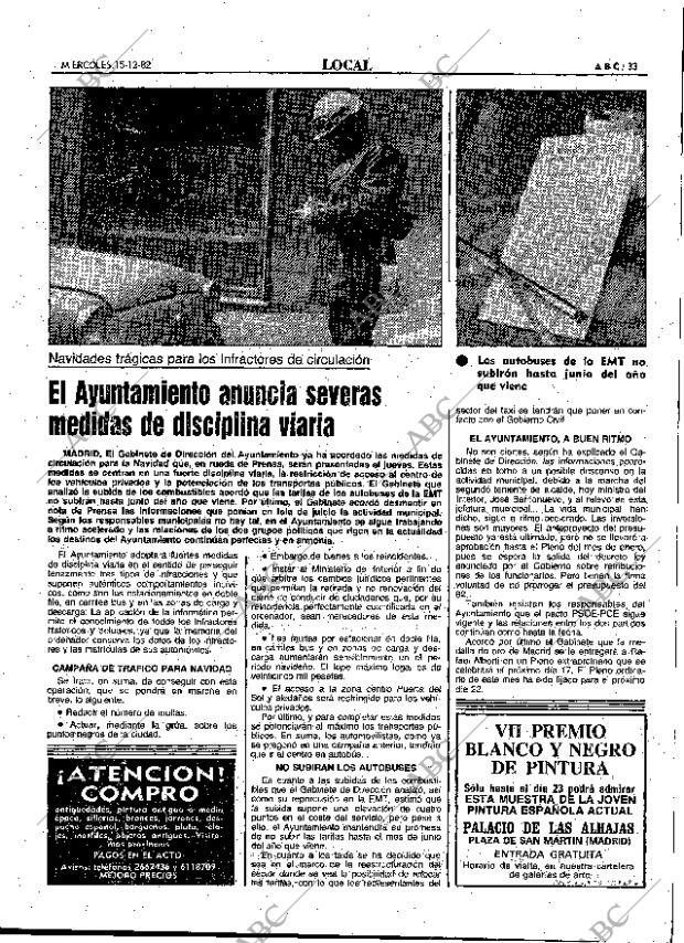 ABC MADRID 15-12-1982 página 33