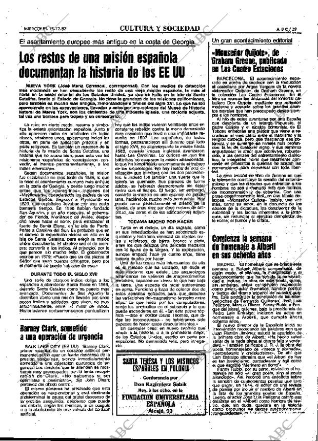 ABC MADRID 15-12-1982 página 39