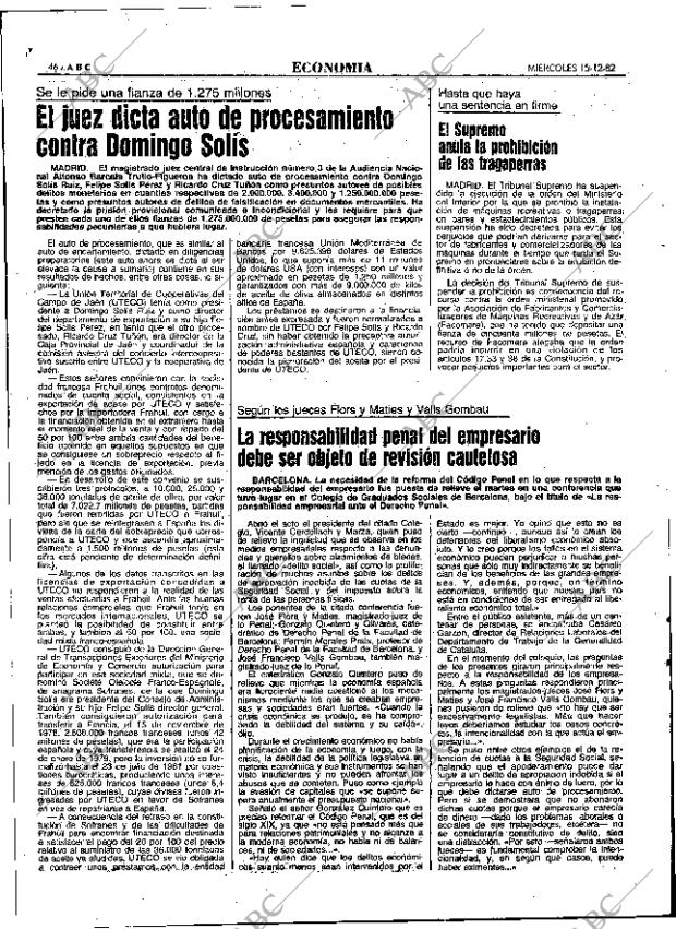 ABC MADRID 15-12-1982 página 46