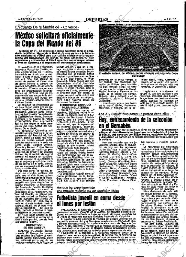 ABC MADRID 15-12-1982 página 57